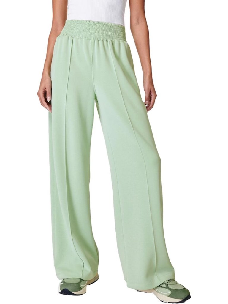 Sweaty Betty Wide-Leg Pants In Light Green
